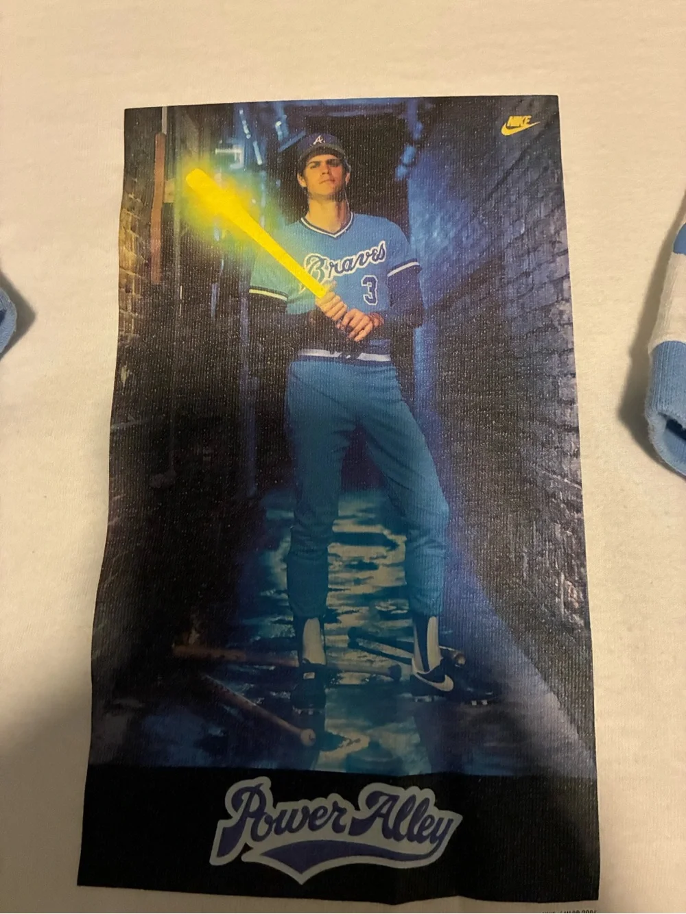 Nike Power Alley t-shirt Dale Murphy Atlanta Braves Cooperstown collection Med